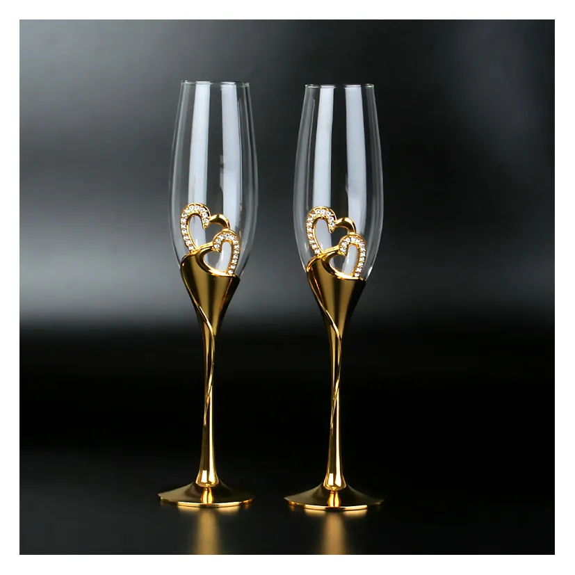 Transparente 200 ml Kapazität Cibode Party Champagner Glas Stand Preis Champagner Custom ized Glas