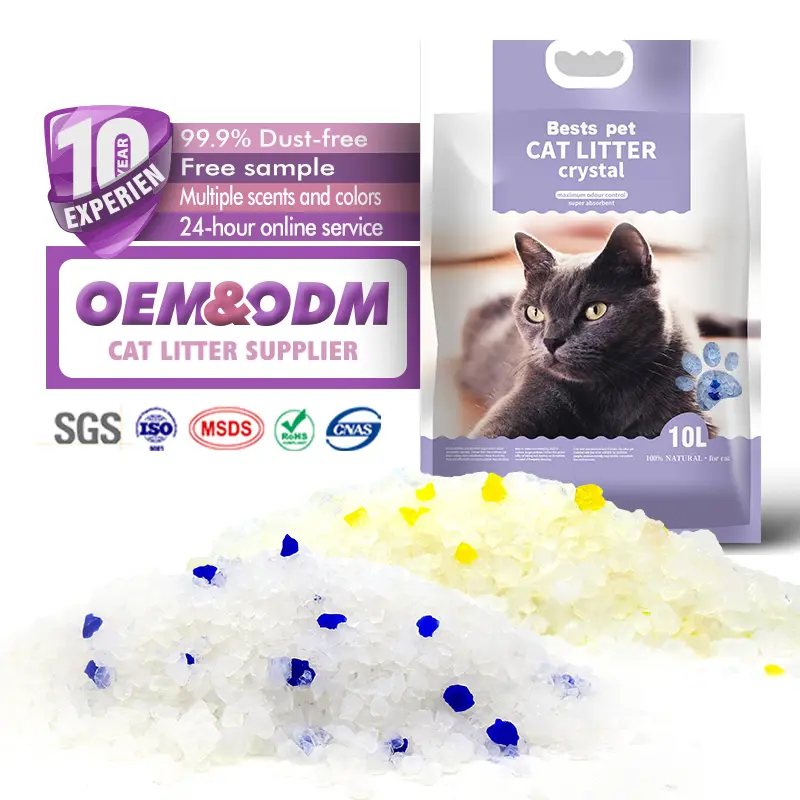 China factory cat litter bags cat litter bulk silica gel cat litter