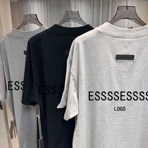 Camiseta de Verano <span class=keywords><strong>ESSS</strong></span> al por Mayor, 100% Algodón, Estampada, Transpirable, de Manga Corta, Corte Holgado, con Bordado de Felpa, Estilo Urbano Sencillo - Product Image 1