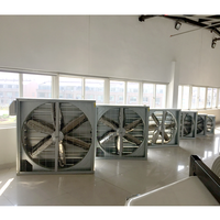 Ventilateur d'extraction industriel BLDC WEIYU 780 mm (30 pouces) triphasé, 6 pales en acier inoxydable, 60 dB, commande par bouton, montage mural, 600 tr/min