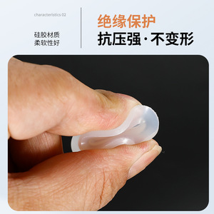 Manchon de protection en silicone Fernandes, résistant aux hautes températures, pour sceller les trous, manchon de protection plat - Product Image 5