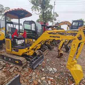 Mini pelleteuse Komatsu de 1.8 tonnes d'occasion Komatsu PC18MR petite pelleteuse japonaise en caoutchouc d'occasion Komatsu PC18 en stock - Product Image 3