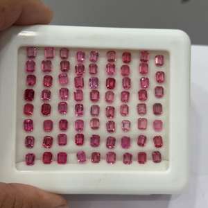 Stunning Saturated Hot Pink Mahenge Spinel Gemstones Loose Rare Octagon Cut Spinel Stones - Product Image 4