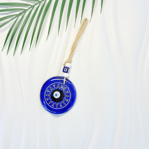 Colgante pintado e impreso de estilo étnico, colgante de coche de ojo del diablo extragrande acrílico, estilo tribal - Product Image 5