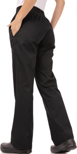 Personnaliser Restaurant Chef Uniformes <span class=keywords><strong>Cuisine</strong></span> <span class=keywords><strong>Cuisine</strong></span> <span class=keywords><strong>Noir</strong></span> Femmes Chef <span class=keywords><strong>Pantalon</strong></span> Uniforme Cloche Bas - Product Image 3