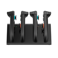 Station de charge magnétique 2 en 1 pour manettes Joy-Con Nintendo Switch 2 avec lumière LED