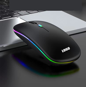 Nhỏ qty nhanh chóng tùy biến xách tay mini siêu mỏng có thể sạc lại không dây màu xanh răng Ergonomic TYPE-C dọc Chuột - Product Image 1