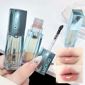 LUCKGO radianza rimpolpante <span class=keywords><strong>balsamo</strong></span> per le <span class=keywords><strong>labbra</strong></span> nutriente Anti-chapping luccicante lucidalabbra in vetro lucido <span class=keywords><strong>balsamo</strong></span> per le <span class=keywords><strong>labbra</strong></span> con finitura a specchio - Product Image 3