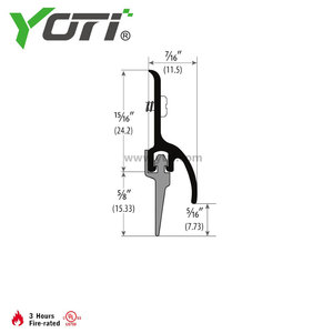 YDB105 Modern Design Interior <strong>Metal</strong> <strong>Door</strong> Bottom Sweep Seal Aluminum <strong>Door</strong> <strong>Strip</strong> - Product Image 6
