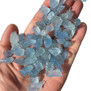 Colgante de Cristal de Aguamarina Natural de Alta Calidad de 10 a 20 mm, Piedra Suelta de Mineral Curativo para la Fabricación de Joyas - Product Image 3