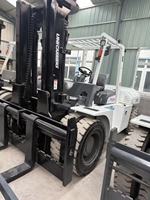 Harga Pabrik Supplier China Kondisi Bagus Forklift Diesel TCM FD100 Bekas Kapasitas 10 Ton untuk Penanganan Kargo Pelabuhan
