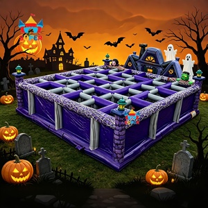 Laberinto Inflable <span class=keywords><strong>de</strong></span> Halloween para Niños, con Temática <span class=keywords><strong>de</strong></span> Frankenstein, Tamaño Personalizado, para Alquiler en Eventos Festivos - Product Image 6