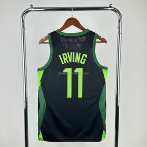 Vente en gros de vêtements pour hommes Boston Celtics # 0 Jayson Tatum # Maillot de basket-ball Jaylen Brown City Edition - Broderie avec logos - Product Image 6