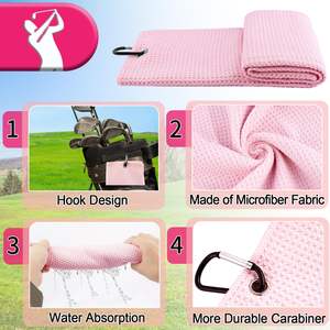 Kit de Accesorios de Golf Personalizados: Bolsa para Pelotas de Golf, Tees de Golf, Cepillo Limpiador de Palos de Golf, Herramienta Limpiadora de Ranuras, Herramienta para Reparar Divots, Marcador Magnético de Pelotas - Product Image 3