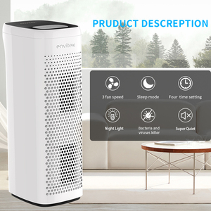 Purificateur d'<span class=keywords><strong>air</strong></span> écoénergétique avec filtre HEPA 13 et veilleuse pour chambre à coucher, fonctionnement silencieux - Product Image 6