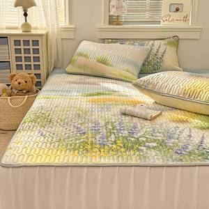 Surmatelas rafraîchissant en latex inodore avec jupe de lit intégrée pour étudiants - Product Image 5