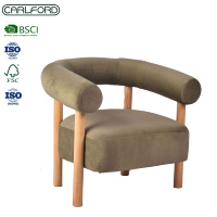 Fauteuil en bois moderne pour salon, fauteuil d'appoint en bois, vente en gros pour appartement, hôtel, restaurant, maison, salon