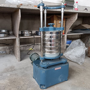 Diameter 200mm pengocok penyaring getaran Lab dengan 2 Mm-20 mikron ayakan baja tahan karat - Product Image 2