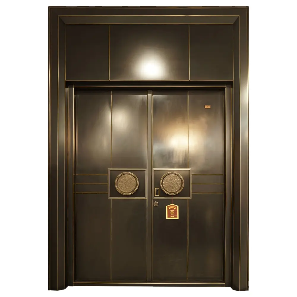 China supplier metal entry doors entry door solid house entrance doors