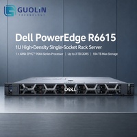 Serveur en rack Dell PowerEdge R6615 1U, nœud de calcul d'entreprise fiable pour centre de données moderne