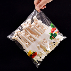 Bolsa de verduras autoadhesiva transparente barata al por mayor, bolsas de embalaje de lechuga biodegradables para verduras - Product Image 6