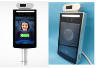Détection de visage AI Système de présence de temps d'empreinte digitale Android de 8 pouces Terminal tourniquet de contrôle d'accès Interphone vidéo de visage RFID