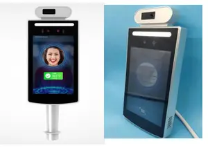 AI - Sistema de detecção facial Android de 8 polegadas, sistema de impressão digital, sistema de comparecimento, terminal de controle de acesso, RFID, interfone de vídeo facial