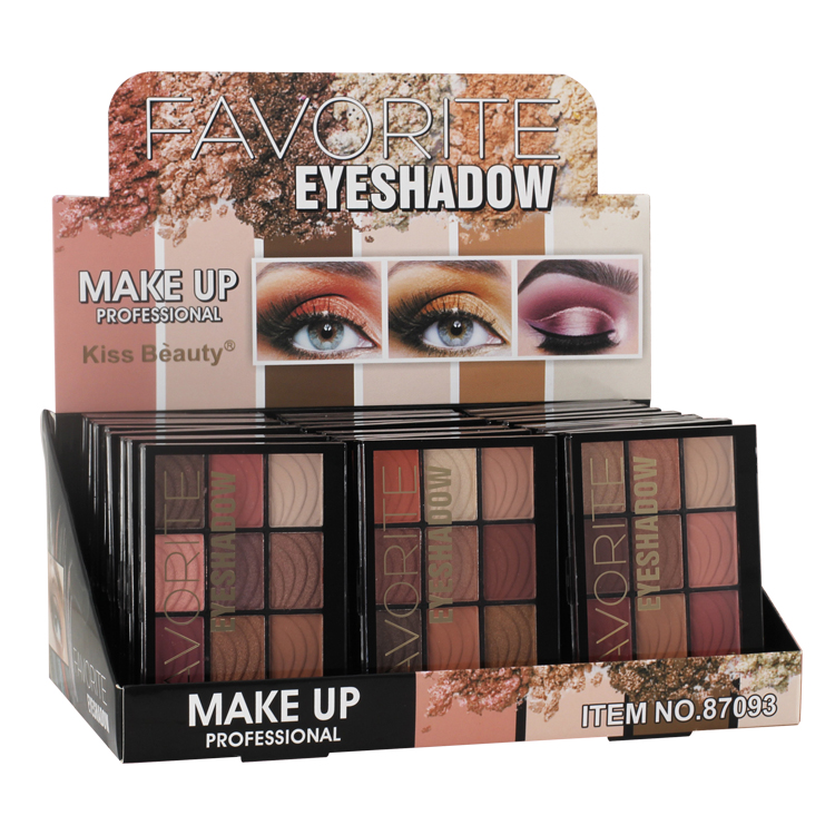 Частная торговая марка Kiss Beauty, оптовая продажа, индивидуальная долговечная Косметика для макияжа, палитра теней для век с одним высоким пигментом и блестками