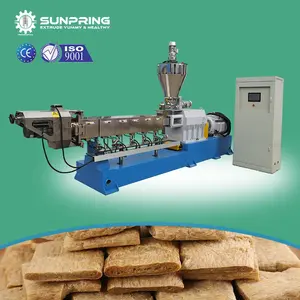 SunPring soya nugget machinery soya nugget making machine soya protein texturate extruder machine