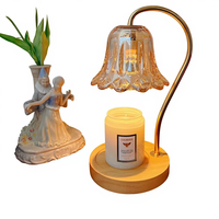 Lampe à bougie moderne avec interrupteur, pour chambre à coucher, salon, hôtel, lampe de table LED DIY aromathérapie
