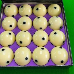 Bolas de Billar Americanas de 5.72 cm de Diámetro, Blancas con Punto Rojo, para Suministros de Juego de Billar - Product Image 3