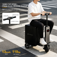 Valise trolley électrique intelligente télescopique à 3 roues, 20 pouces, 25 L, en matériau PC, avec poignée en métal, durable, pour une utilisation en extérieur, à l'aéroport ou à l'hôtel