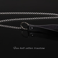 Collier en cuir de luxe à personnalité, collier de bondage BDSM, jouets sexuels pour adultes