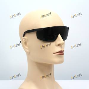 Lunettes de sécurité laser à vision large sans cadre 190-2000nm OD4 + OD6 + pour l'épilation au laser IPL Protection des yeux - Product Image 3
