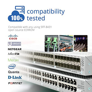 Câble SFP OEM ODM HFiber 10 Pack 10G SFP DAC 03M098ft Câble Twinax en cuivre passif à connexion directe pour Cisco SFPH10GBCU03M Ubiquiti - Product Image 4