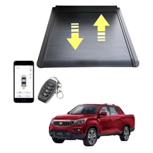 Couvercle de benne rétractable électrique étanche en alliage d'aluminium pour pick-up <span class=keywords><strong>Silverado</strong></span>/Ram, sans perçage - Product Image 1
