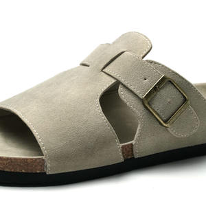 Pantofole Ortopediche <span class=keywords><strong>con</strong></span> Supporto <span class=keywords><strong>Plantare</strong></span> in Sughero Morbido e Fibbia Regolabile per Donne, Sollievo dalla Fascite <span class=keywords><strong>Plantare</strong></span> - Product Image 4