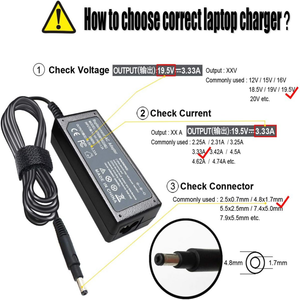 Cargador de Alta Calidad de 65W 19.5V 3.33A para Portátil, Compatible con <span class=keywords><strong>HP</strong></span> Pavilion Sleekbook <span class=keywords><strong>Envy</strong></span> 4 6 Series, Número de Pieza de Repuesto - Product Image 2