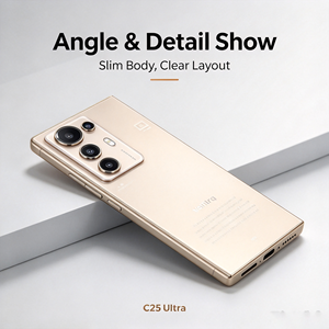 C25 Ultra ปากกาทัชสกรีนขายดีที่สุด โทรศัพท์ Android 15/16/17 สมาร์ทโฟน โทรศัพท์ 5G 256GB - Product Image 3