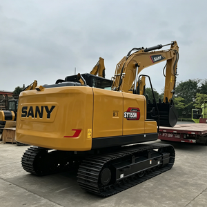 Excavatrice sur chenilles SY155H, pelle hydraulique intelligente pour la construction d'infrastructure banlieue - Product Image 1