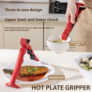 3-in-1 Anti Scalding <b>Clip</b> Tray Holder Bowl Holder Multifunctional Tray Holder Anti Slip Anti Scalding <b>Clip</b> Outdoor Tableware - Product Image 2