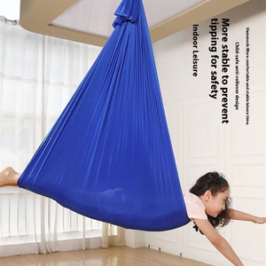Hamaca de Yoga Infantil <span class=keywords><strong>DIYI</strong></span>, Columpio Sensorial Moderno, Plegable, para Interiores y Exteriores, Silla Colgante de Doble Capa de Nailon, 200 kg, Verano - Product Image 1