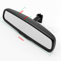 Rétroviseur à gradation automatique Rétroviseur intérieur de voiture Aide à l'inversion de véhicule