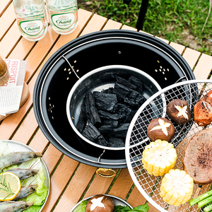 Cheap <strong>Mini</strong> Table Indoor Barbecue Camping Korean BBQ Portable Barbecue <strong>Grill</strong> Smokeless <strong>Charcoal</strong> Barbecue BBQ <strong>Grills</strong> - Product Image 3