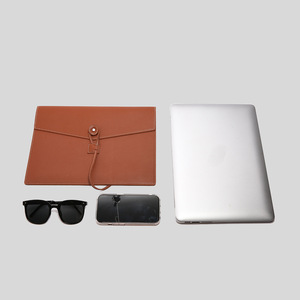 Carpeta de Archivo A4 de Cuero, Organizador de Documentos de Negocios, Portafolio de Cuero PU, Maletín de Oficina Personalizado - Product Image 3
