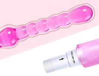 Offre Spéciale cristal flirtant bâton électrique arrière Court tirer perle Plug Anal saut oeuf Vibration bâton de Massage pour un usage adulte