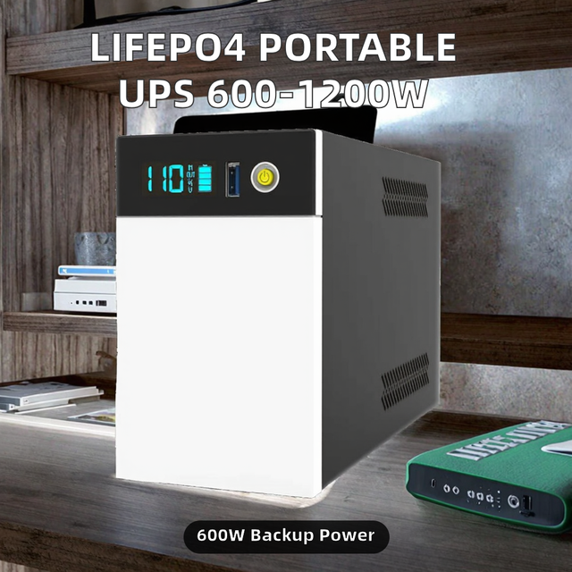 Lithium Battery Portable UPS(1200VA/720W) for Home and Office