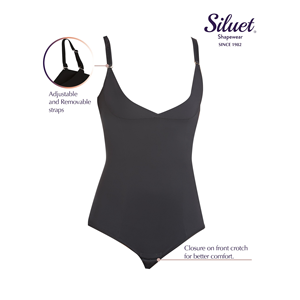 TD Siluet E dimagrante Shaper per il corpo Braless classica mutandine con controllo di sollevamento del culo per XS a XL dimensioni materiale Spandex