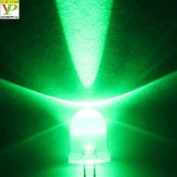 Diodi LED da 10mm Rossi, Verdi, Blu, Gialli, Bianchi, Rotondi, Super Luminosi, con Angolo di 25 Gradi e Lente Trasparente