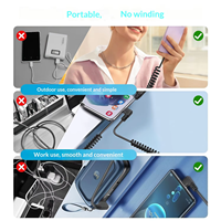 Kabel Data USB-A ke Micro USB 1m untuk Pengisian Cepat & Transfer Data Ponsel